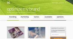 Desktop Screenshot of optimizemybrand.com